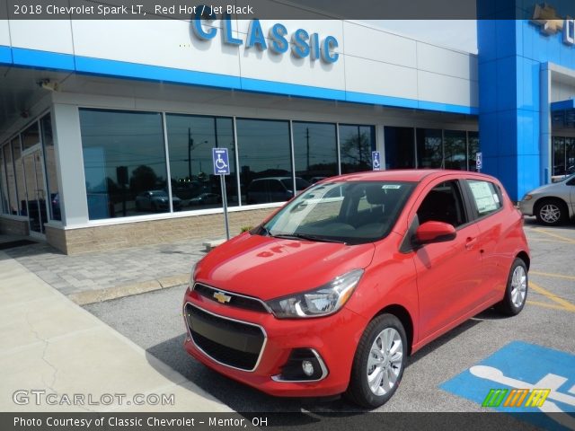 2018 Chevrolet Spark LT in Red Hot
