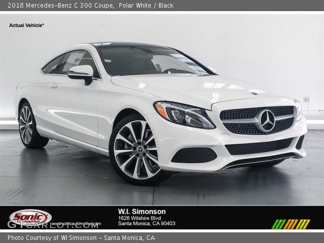 2018 Mercedes-Benz C 300 Coupe in Polar White
