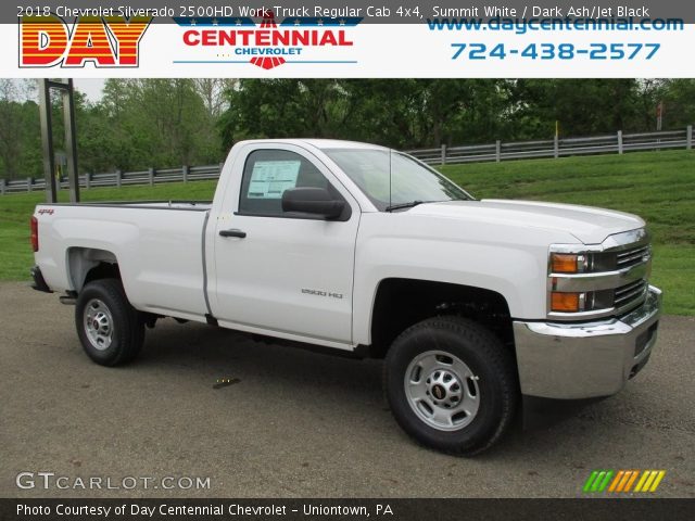 2018 Chevrolet Silverado 2500HD Work Truck Regular Cab 4x4 in Summit White