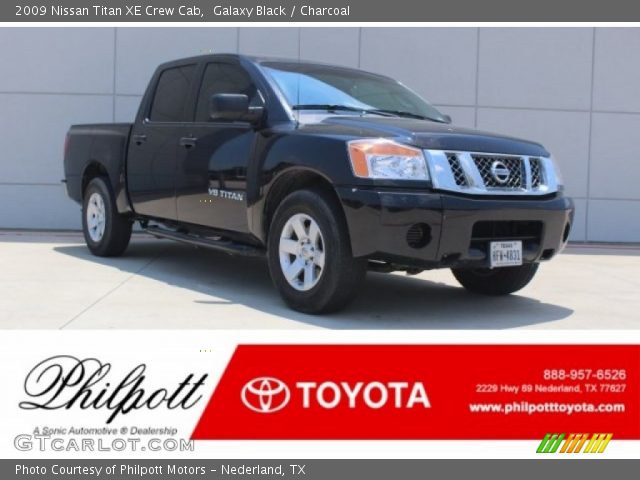 2009 Nissan Titan XE Crew Cab in Galaxy Black