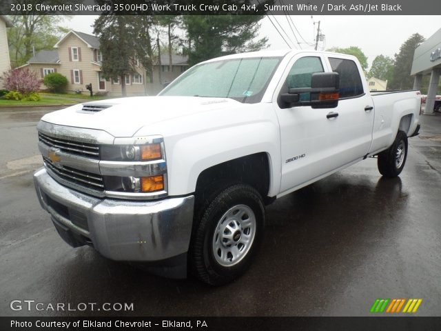 2018 Chevrolet Silverado 3500HD Work Truck Crew Cab 4x4 in Summit White