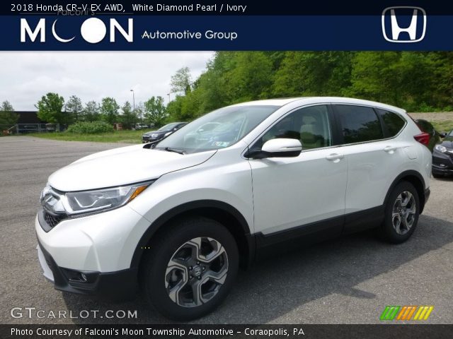 2018 Honda CR-V EX AWD in White Diamond Pearl