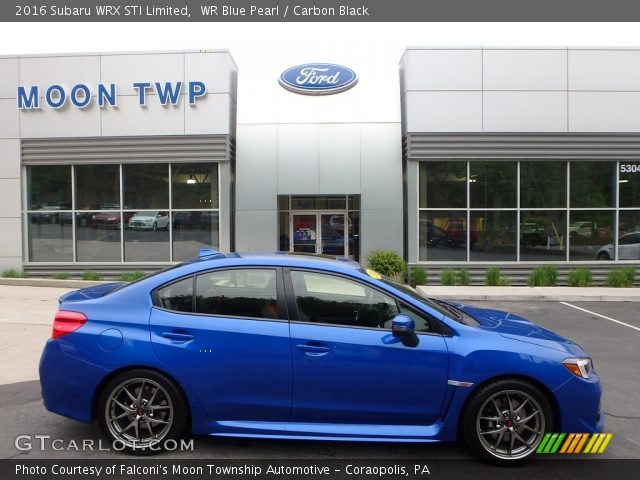2016 Subaru WRX STI Limited in WR Blue Pearl