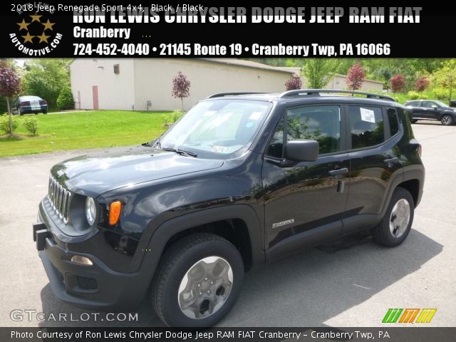 2018 Jeep Renegade Sport 4x4 in Black
