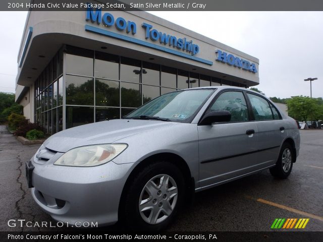 2004 Honda Civic Value Package Sedan in Satin Silver Metallic