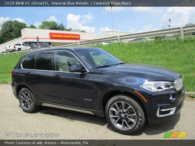 2018 BMW X5 xDrive35i in Imperial Blue Metallic