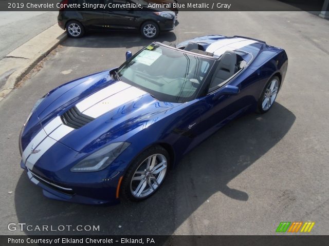 2019 Chevrolet Corvette Stingray Convertible in Admiral Blue Metallic