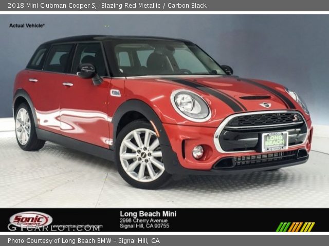 2018 Mini Clubman Cooper S in Blazing Red Metallic