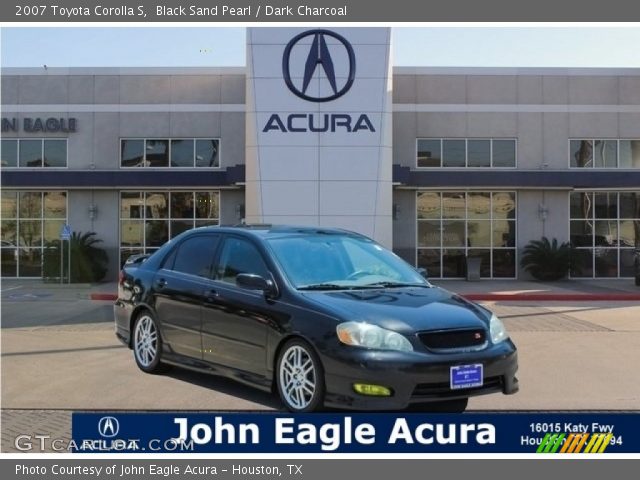 2007 Toyota Corolla S in Black Sand Pearl