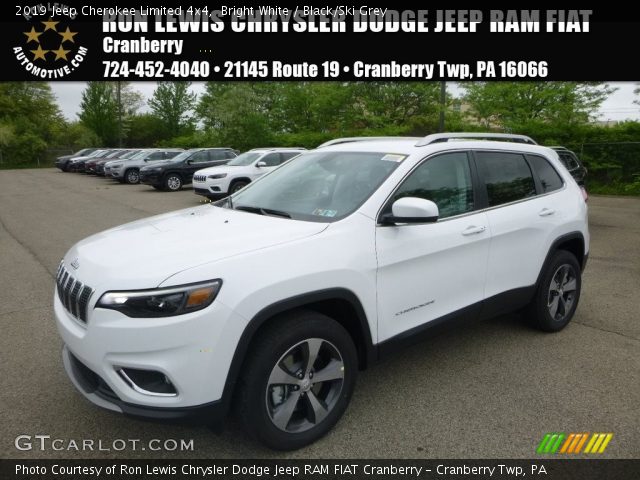 2019 Jeep Cherokee Limited 4x4 in Bright White