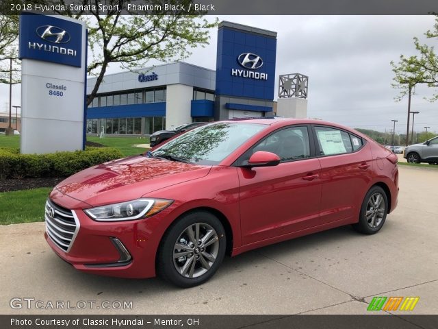 2018 Hyundai Sonata Sport in Phantom Black