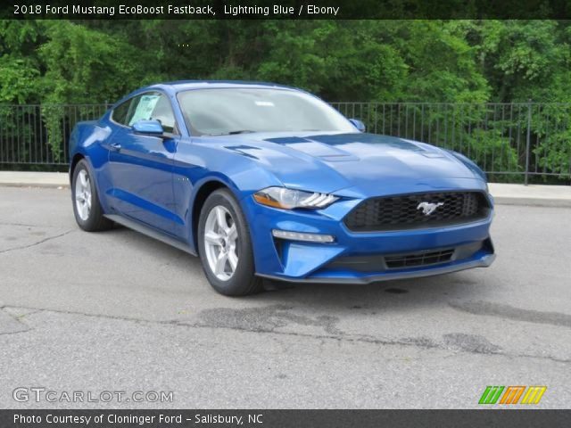 2018 Ford Mustang EcoBoost Fastback in Lightning Blue