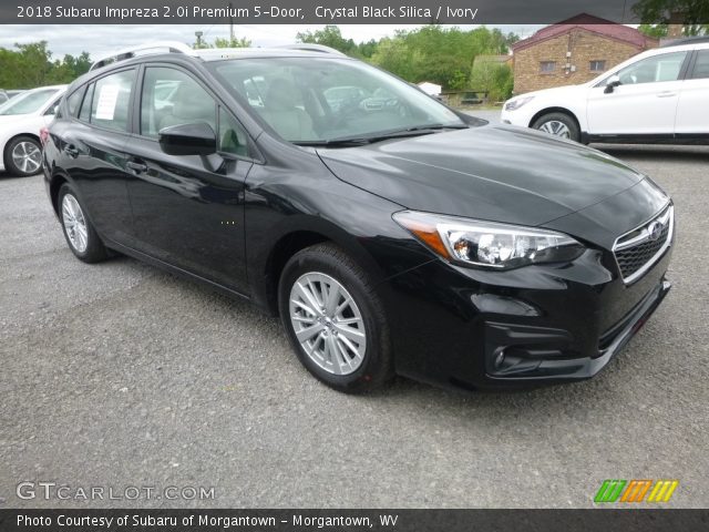 2018 Subaru Impreza 2.0i Premium 5-Door in Crystal Black Silica