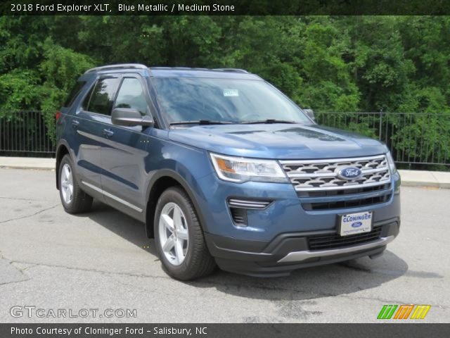 2018 Ford Explorer XLT in Blue Metallic