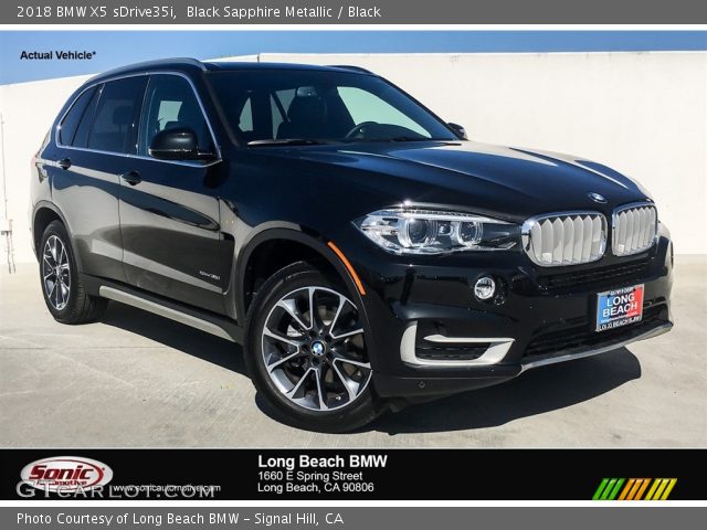 2018 BMW X5 sDrive35i in Black Sapphire Metallic