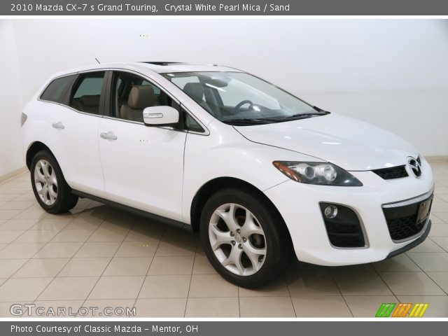 2010 Mazda CX-7 s Grand Touring in Crystal White Pearl Mica
