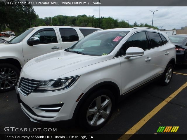 2017 Lincoln MKC Premier AWD in White Platinum