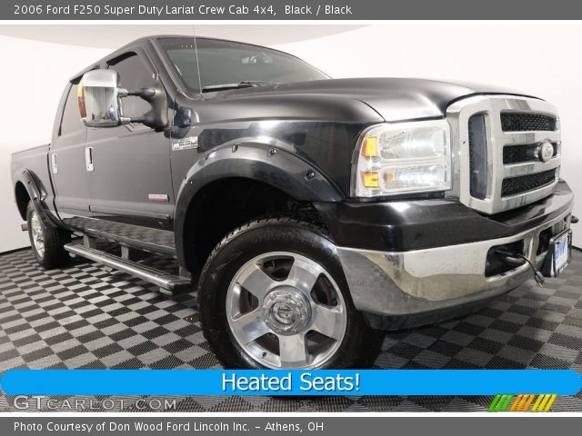 2006 Ford F250 Super Duty Lariat Crew Cab 4x4 in Black