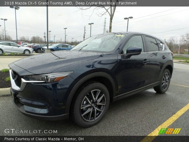 2018 Mazda CX-5 Grand Touring AWD in Deep Crystal Blue Mica