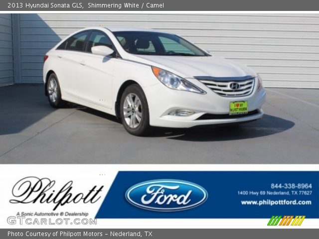 2013 Hyundai Sonata GLS in Shimmering White