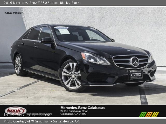 2016 Mercedes-Benz E 350 Sedan in Black