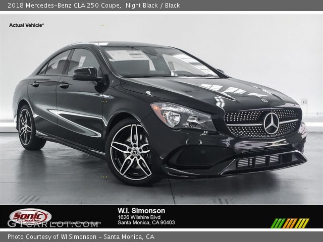 2018 Mercedes-Benz CLA 250 Coupe in Night Black