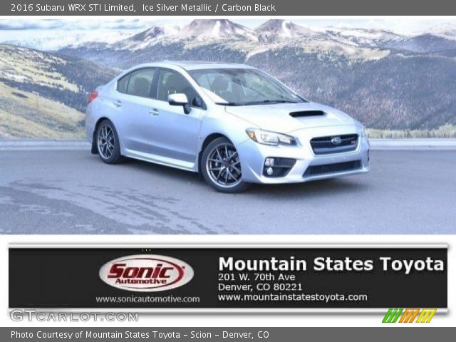 2016 Subaru WRX STI Limited in Ice Silver Metallic