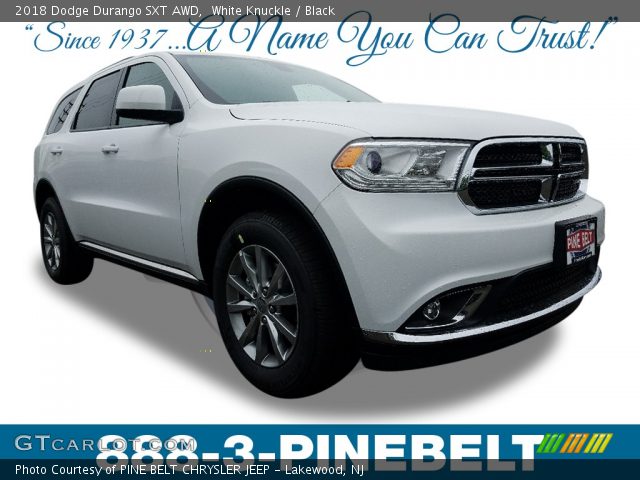 2018 Dodge Durango SXT AWD in White Knuckle