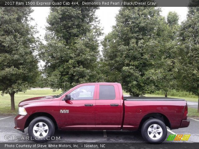 2017 Ram 1500 Express Quad Cab 4x4 in Delmonico Red Pearl