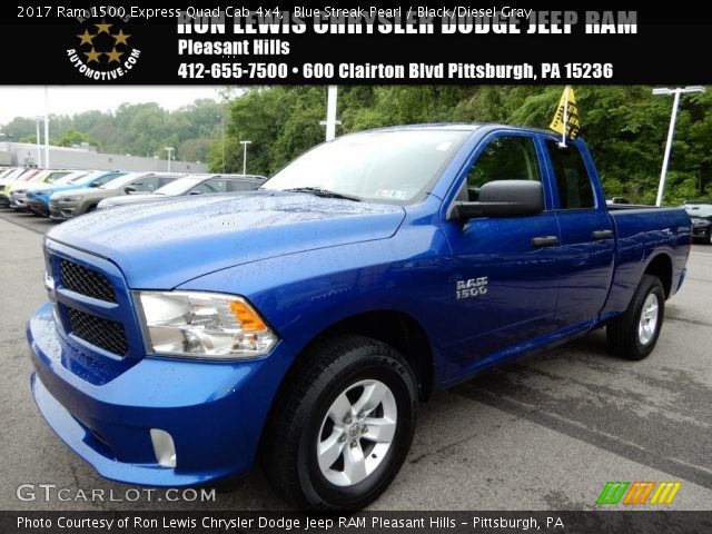 2017 Ram 1500 Express Quad Cab 4x4 in Blue Streak Pearl