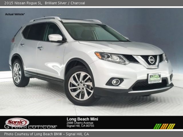 2015 Nissan Rogue SL in Brilliant Silver