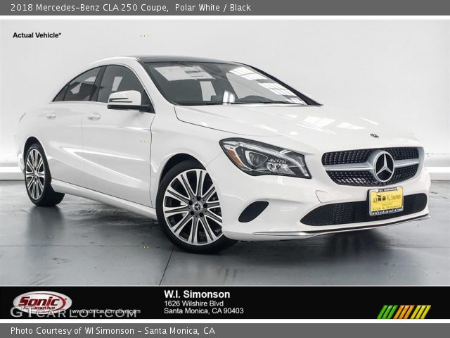 2018 Mercedes-Benz CLA 250 Coupe in Polar White