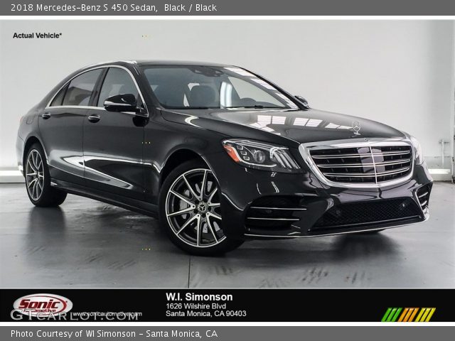 2018 Mercedes-Benz S 450 Sedan in Black