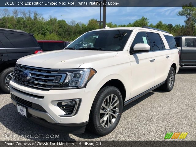 2018 Ford Expedition Limited Max 4x4 in White Platinum