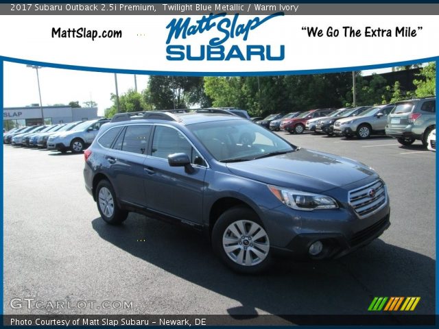 2017 Subaru Outback 2.5i Premium in Twilight Blue Metallic