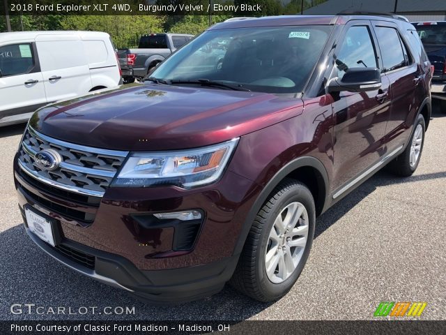 2018 Ford Explorer XLT 4WD in Burgundy Velvet