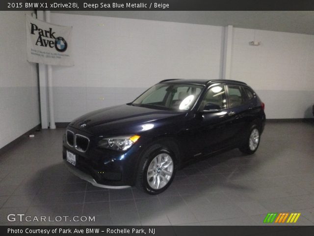 2015 BMW X1 xDrive28i in Deep Sea Blue Metallic