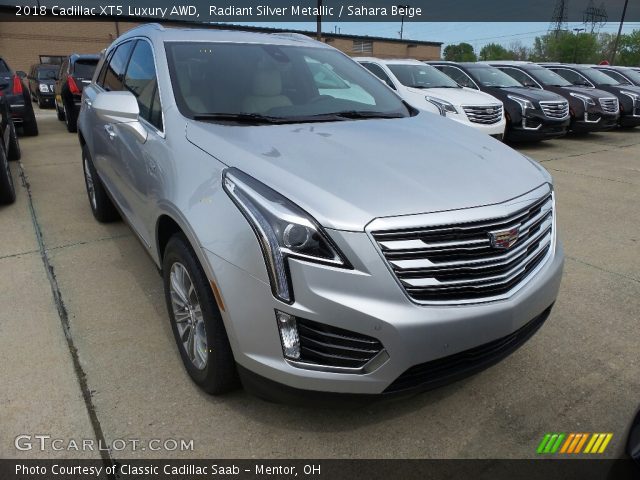 2018 Cadillac XT5 Luxury AWD in Radiant Silver Metallic