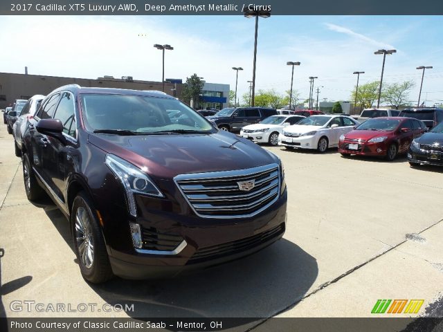 2017 Cadillac XT5 Luxury AWD in Deep Amethyst Metallic