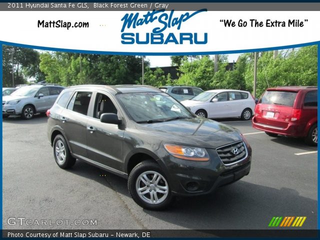 2011 Hyundai Santa Fe GLS in Black Forest Green