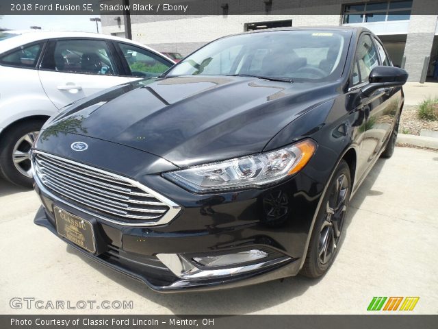2018 Ford Fusion SE in Shadow Black
