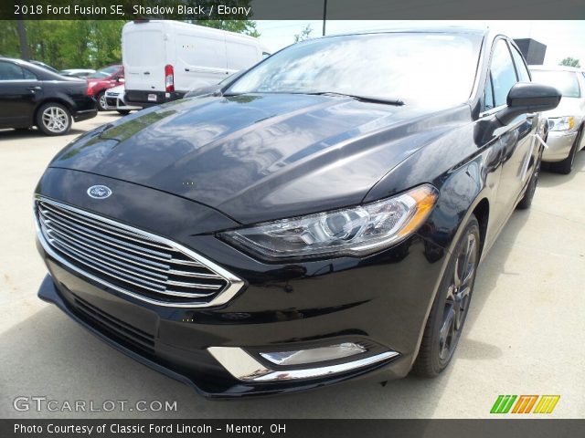 2018 Ford Fusion SE in Shadow Black