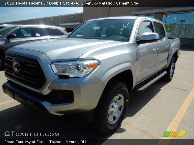 2018 Toyota Tacoma SR Double Cab 4x4 in Silver Sky Metallic