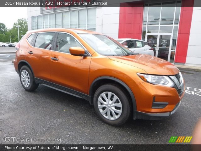 2017 Nissan Rogue S AWD in Monarch Orange