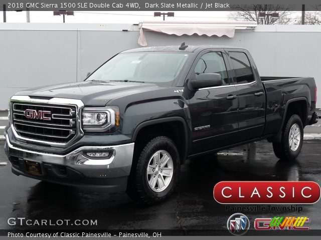 2018 GMC Sierra 1500 SLE Double Cab 4WD in Dark Slate Metallic