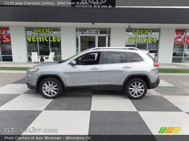 2018 Jeep Cherokee Limited in Billet Silver Metallic