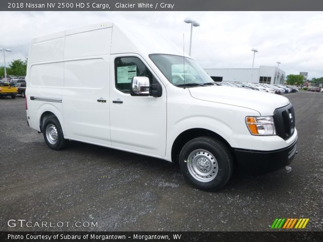 2018 Nissan NV 2500 HD S Cargo in Glacier White