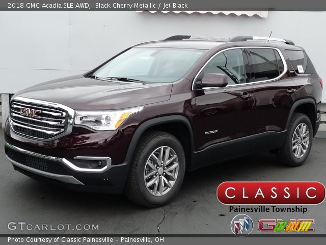 2018 GMC Acadia SLE AWD in Black Cherry Metallic