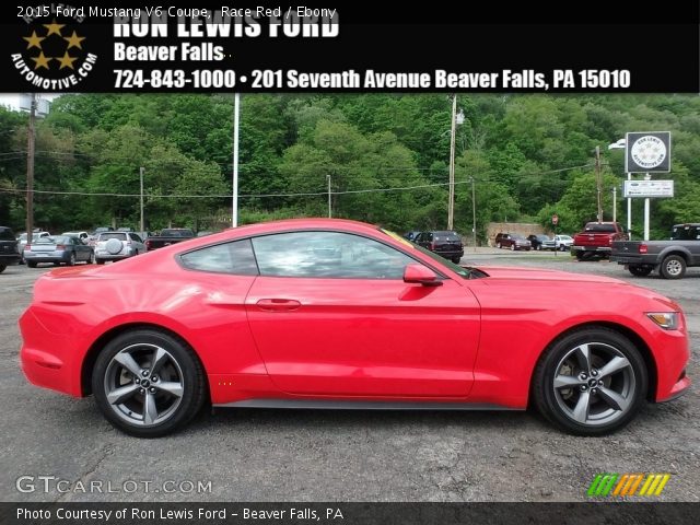 2015 Ford Mustang V6 Coupe in Race Red