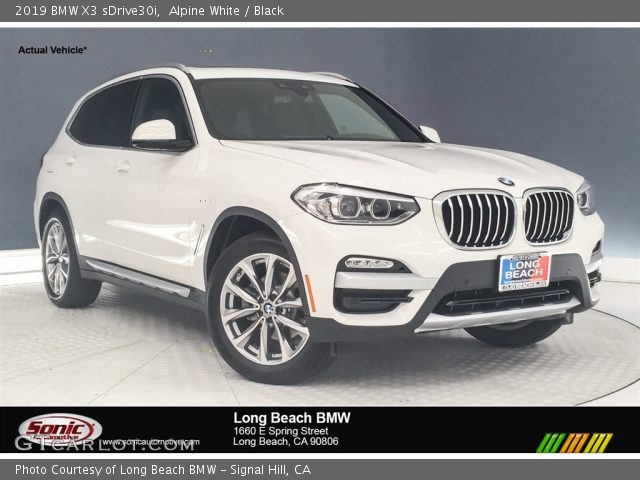 2019 BMW X3 sDrive30i in Alpine White